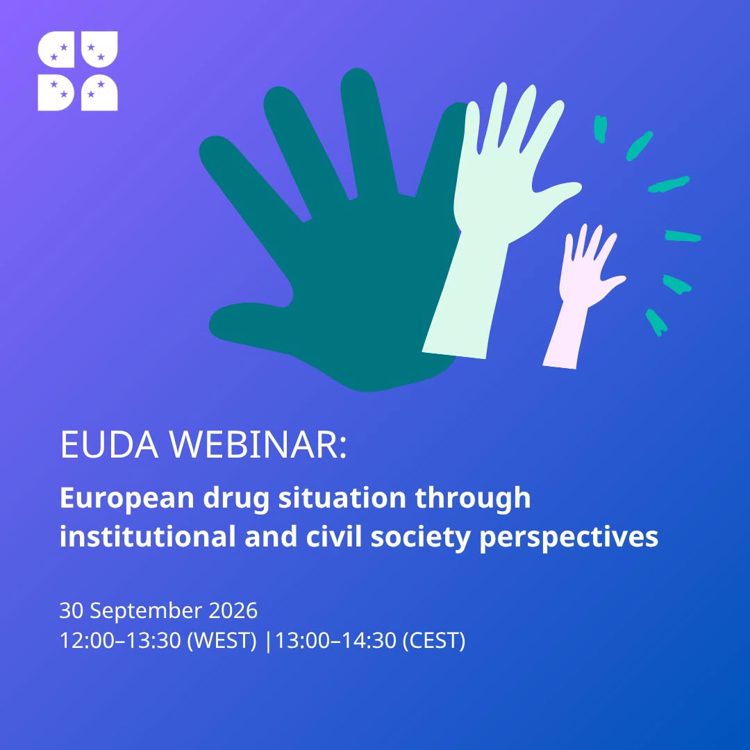 Webinár EUDA: Európska drogová situácia z pohľadu inštitúcií a občianskej spoločnosti
